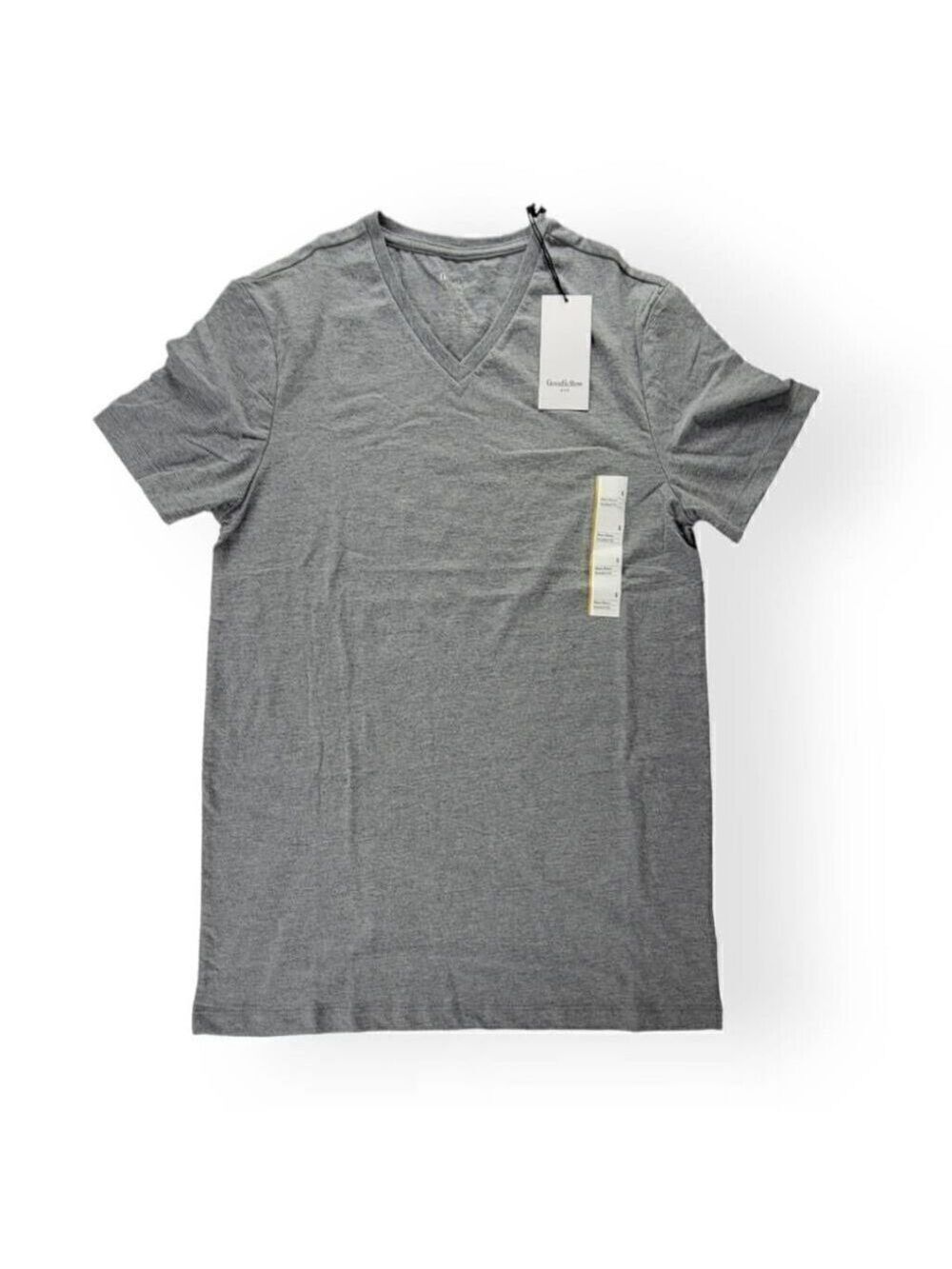 Goodfellow Men's Gray V-Neck T-Shirt size Small